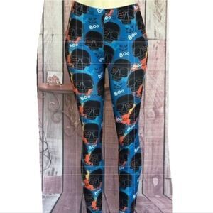 Black Skull Leggings